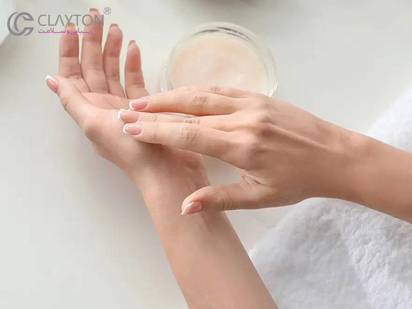 استفاده از لوسیون برای نرم کردن پوست